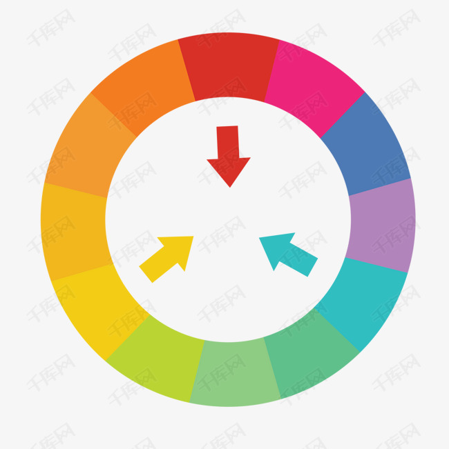 可爱圆环ppt元素矢量图