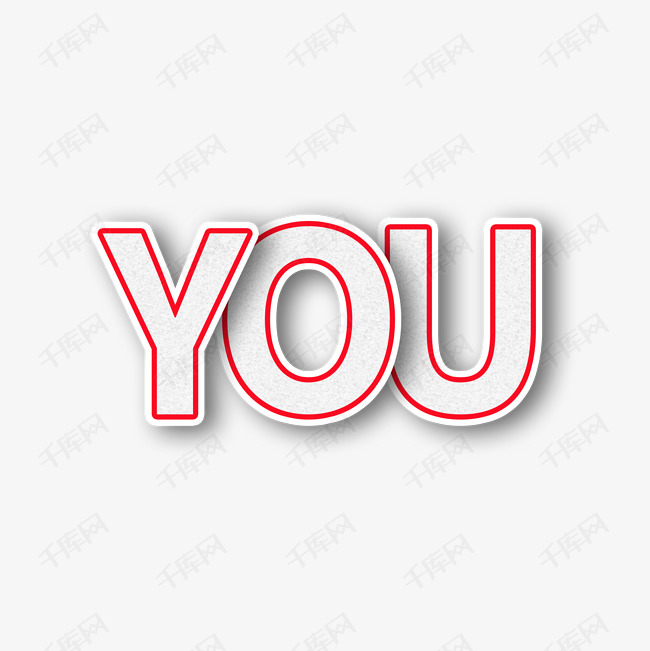 you