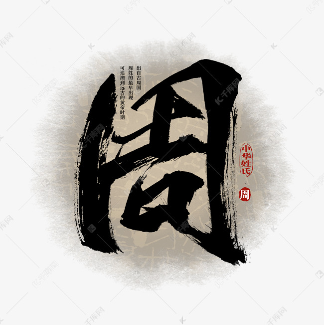 字体来源:作者自己创作的艺术字体百家姓周艺术字艺术字2021-07-08