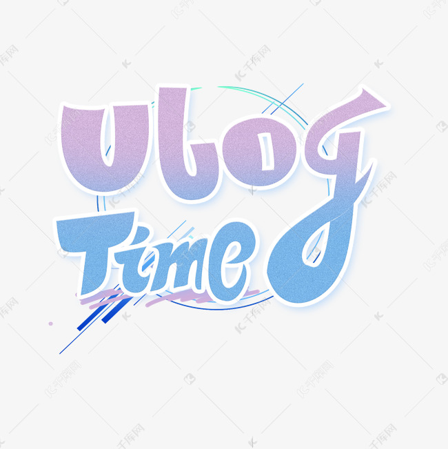 vlogtime字体设计