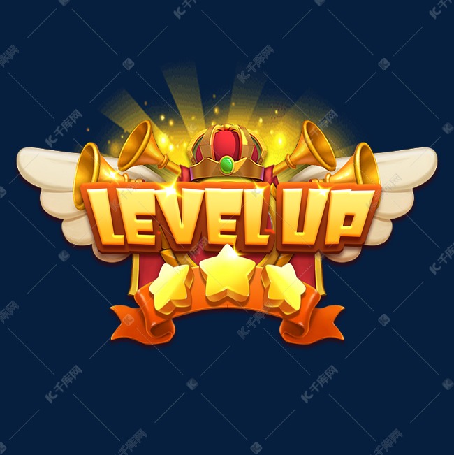 levelup创意艺术字设计