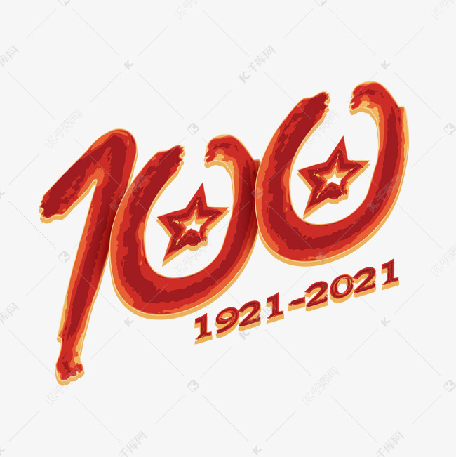 建党100周年红色头像图片