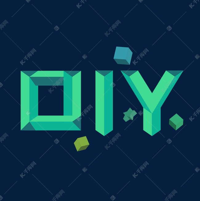 创意立体diy英文字体艺术字