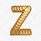金属质感立体字母Z