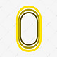 黄色质感线条数字0