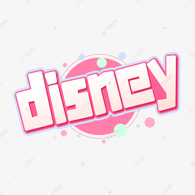 disney迪士尼卡通英文字体