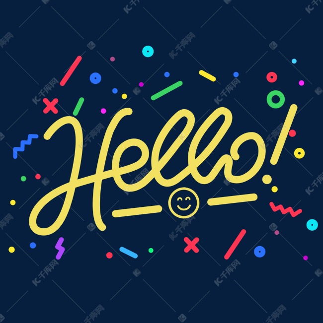 千库艺术文字频道为hello黄色卡通字艺术字体提供免费下载的机会,更多