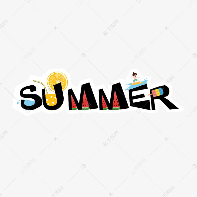 清凉冰爽夏天summer