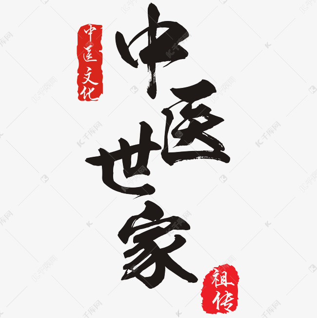 中医世家字体中医文化