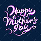 Happymothersday母亲节霓虹灯字