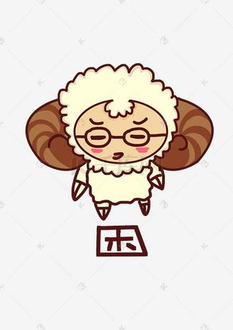 小绵羊q版卡通角色人物形象聊天表情包困