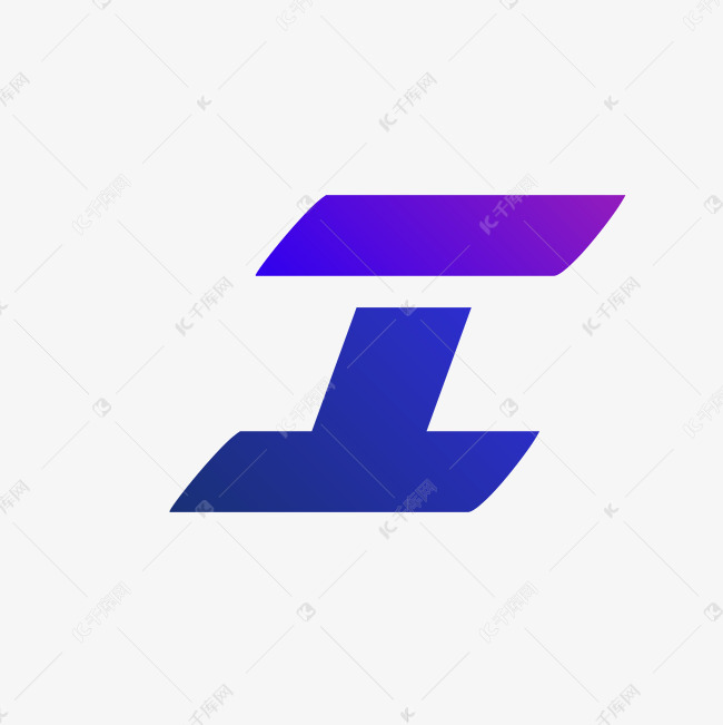 创意尖锐体字母i艺术字设计图片-千库网