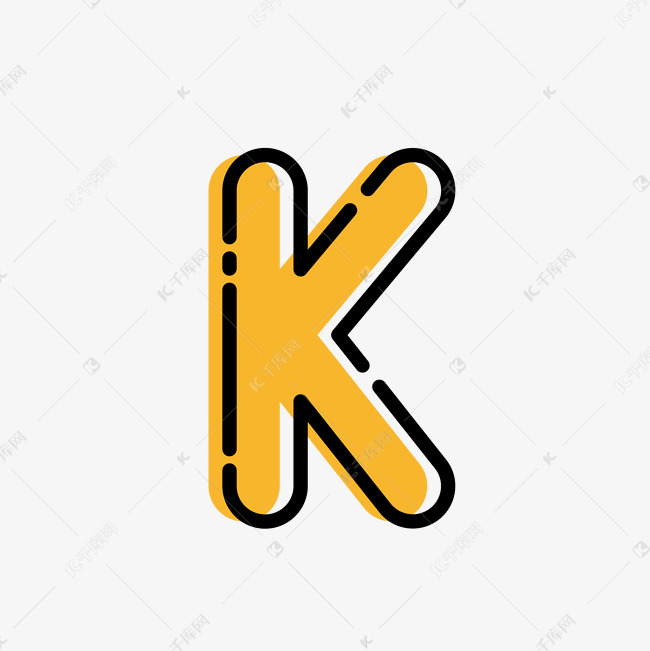 mbe风格的字母k