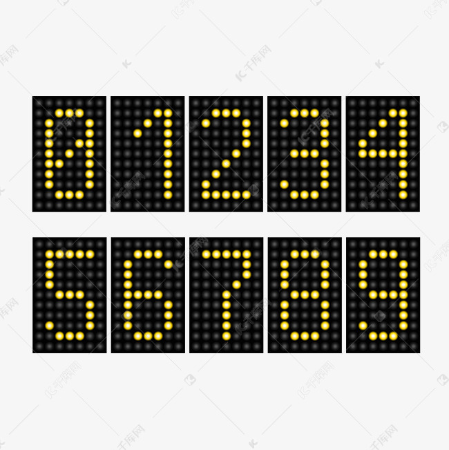 艺术字库 数字 创意led灯的数字创意led灯的数字艺术字2018-07-29发布