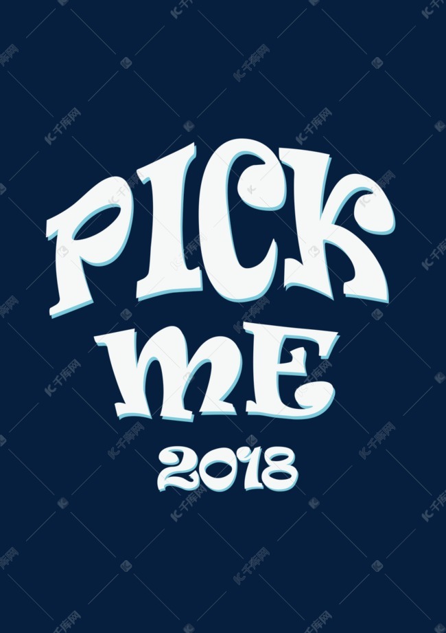 pickme英文可爱风格