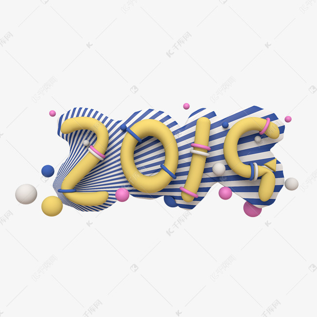 2019猪年过年新年节日电商活动卡通可爱立体风格C4D