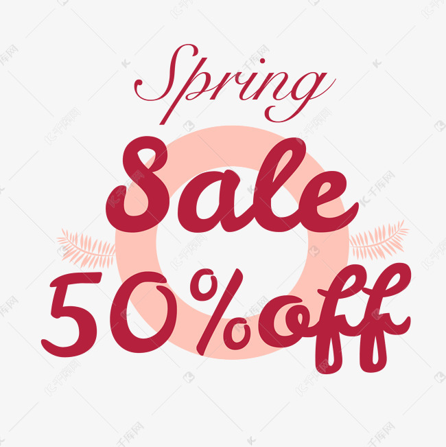 sale 50%off