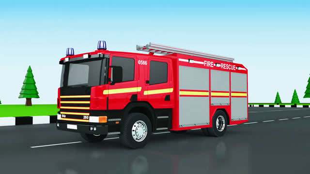 大卡车类的车发动声音效