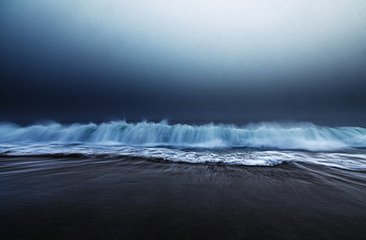 抽象油画海浪配乐音频素材_海浪拍打沙滩声音音效