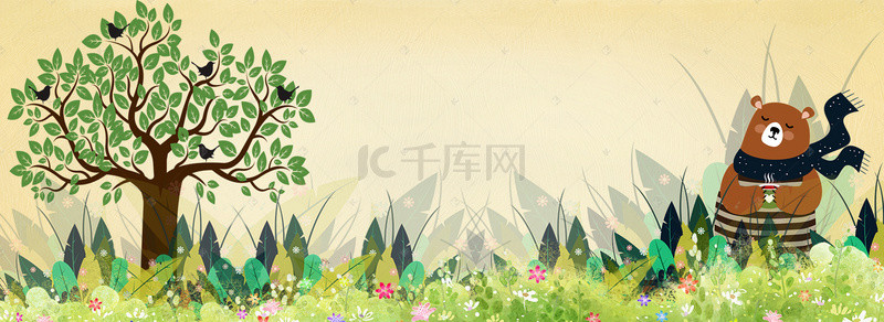 绘本背景图片-绘本背景素材图片-千库网