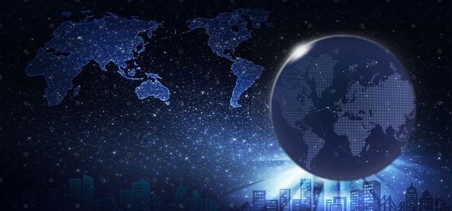 全球化科技信息背景banner