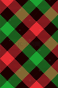 简约红绿条纹格子海报背景