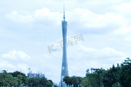 广州塔旅游摄影照片_广州塔现代建筑高楼大厦摄影图