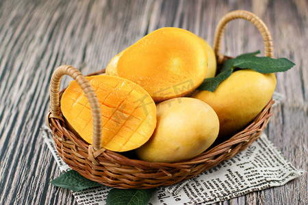 芒果水果摄影图