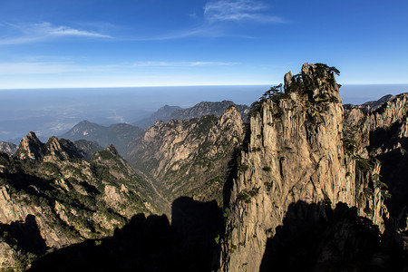 黄山始信峰摄影图