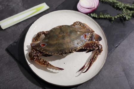 螃蟹食物摄影照片_食品海鲜食物摄影图