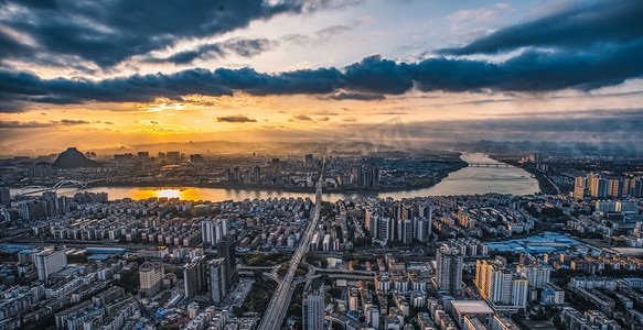柳州城市风光摄影图