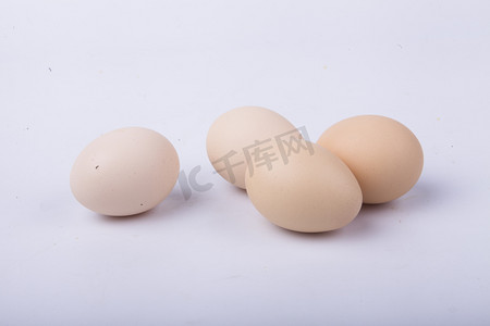 农家土特产新鲜鸡蛋摄影图