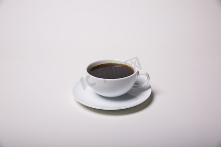 热饮纯黑咖啡饮品摄影图