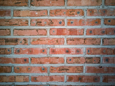 砖摄影照片_红色墙砖纹理系列
