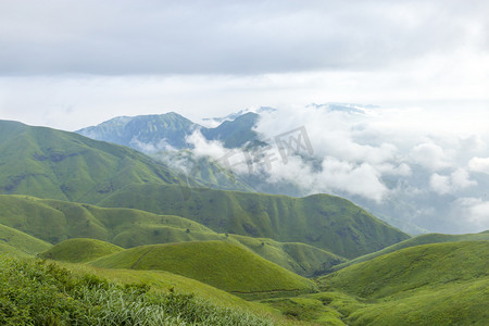 武功山山脉摄影图