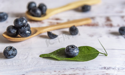 蓝莓水果摄影图