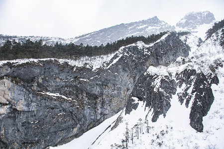 雪峰摄影照片_雪峰雪景自然风光摄影图