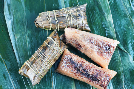 粽子摄影照片_端午节粽子食品摄影图