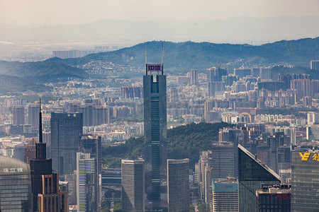 广州中信大厦摄影图