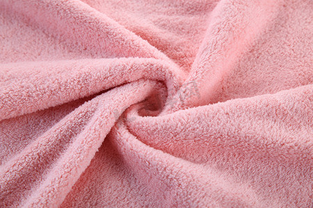 粉色全棉毛巾