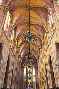大教堂内部摄影图