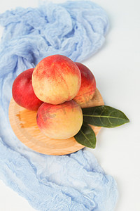 夏季水果水蜜桃桃子摄影图