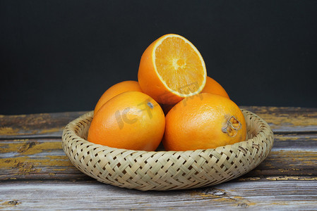 水果脐橙摄影图