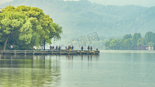 杭州西湖风景摄影图