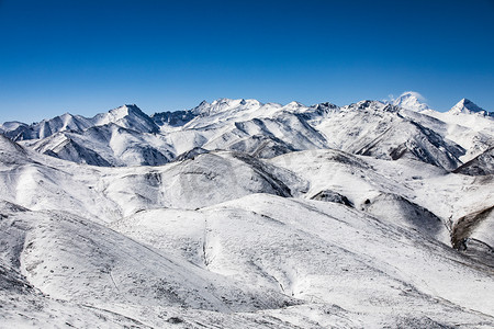 u冰山图摄影照片_西藏山峰山峦景观摄影图