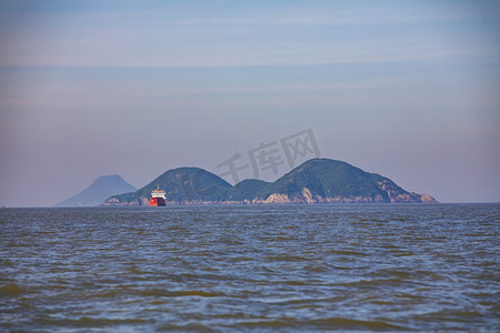 台州海边风景摄影图