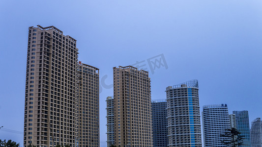 城市系列之高楼林立风景图摄影图