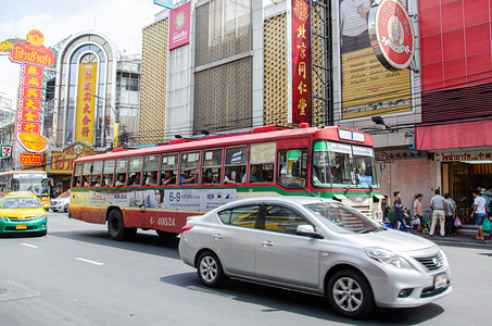 泰国公车摄影图