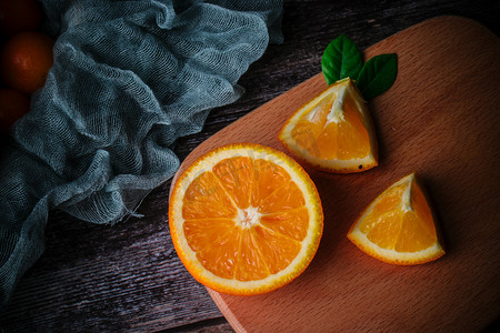 橙子水果摄影图