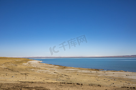 青海湖风景区景观摄影图